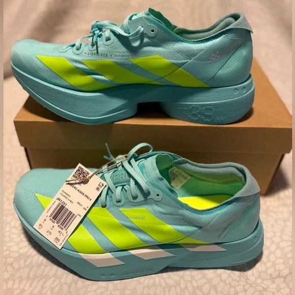 Adidas Adizero Adios Pro 4 Running Mens 9.5 NWT - Picture 4 of 8